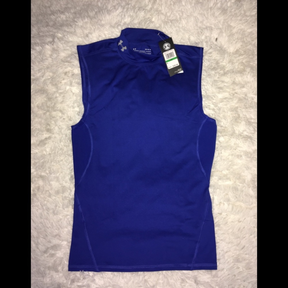 LG Under Armour Royal Compression Mock Sleeveless